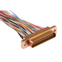 RS PRO 37 Way Straight Panel Mount Micro-D Female D-Sub Connector 250V 3A 453-921