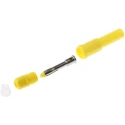 Staubli Yellow Male Banana Plug 4 mm Connector Solder Termination 1kV 10A Tin Plating 454-328
