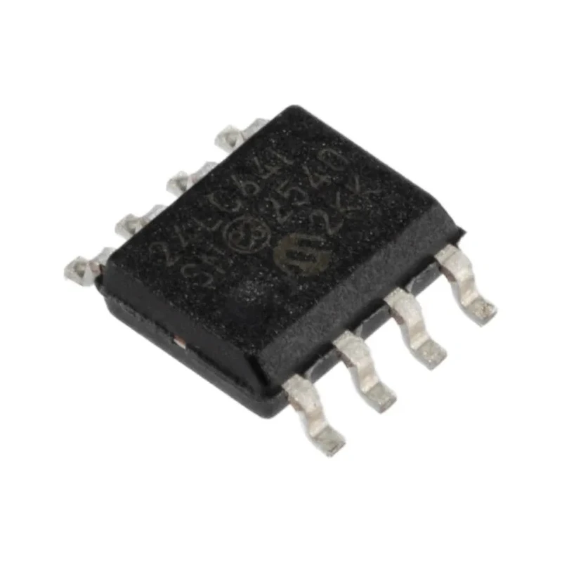 Microchip 64 kB Serial EEPROM 900 ns 8-Pin SOIC Serial-I2C 24LC64-I/SN