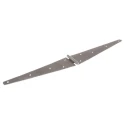 RS PRO Steel Strap Hinge with Fixed Pin 304.8 mm Length, 2.5 mm Thickness 297-8545