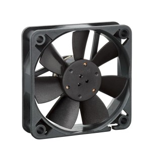 ebm-papst 600 F Series Sleeve Bearing DC Axial Fan 12V DC, 1W, 29 m³/h Air Flow, 3900 RPM, 60 mm Frame 612F