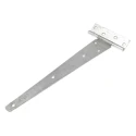 RS PRO Galvanised Steel Tee Hinge with Fixed Pin, Free Swinging, 355.6 mm Length 297-8646