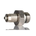 RS PRO Pneumatic Fitting 4mm Push-in, Male, 1/8 in G Threaded-to-Tube Connection 15 bar Operating Pressure 70°C 299-3796