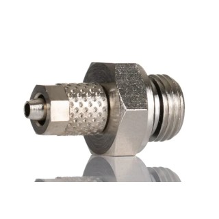 RS PRO Pneumatic Fitting 4mm Push-in, Male, 1/8 in G Threaded-to-Tube Connection 15 bar Operating Pressure 70°C 299-3796
