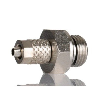 RS PRO Pneumatic Fitting 4mm Push-in, Male, 1/8 in G Threaded-to-Tube Connection 15 bar Operating Pressure 70°C 299-3796