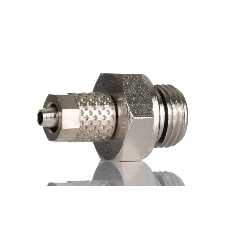 RS PRO Pneumatic Fitting 4mm Push-in, Male, 1/8 in G Threaded-to-Tube Connection 15 bar Operating Pressure 70°C 299-3796