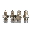 RS PRO Pneumatic Fitting 4mm Push-in, Male, 1/8 in G Threaded-to-Tube Connection 15 bar Operating Pressure 70°C 299-3796