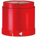 Werma 843 Series Red Rotating Effect Surface Mount LED Beacon Unit 24V dc AC/DC IP54 IP54