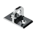 Pinet Brass Hasp & Staple, Padlockable Chrome Plated Brass with 6.3 mm Staple Hole Diameter and 35 mm Length 299-5562