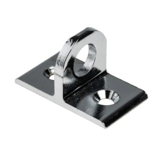 Pinet Brass Hasp & Staple, Padlockable Chrome Plated Brass with 6.3 mm Staple Hole Diameter and 35 mm Length 299-5562