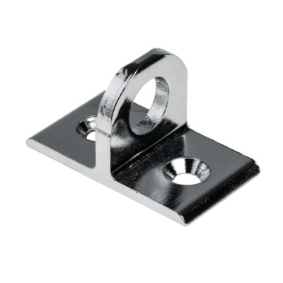 Pinet Brass Hasp & Staple, Padlockable Chrome Plated Brass with 6.3 mm Staple Hole Diameter and 35 mm Length 299-5562