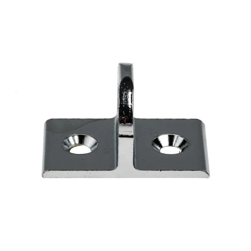 Pinet Brass Hasp & Staple, Padlockable Chrome Plated Brass with 6.3 mm Staple Hole Diameter and 35 mm Length 299-5562