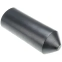 TE Connectivity Heat Shrink Boot End Cap Polyolefin Adhesive Backing Black 75 mm 102L048-37/239CS163