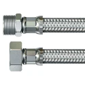 Watts Stainless Steel Hose Assembly Female 15 mm to Female 17 mm 10 bar 300 mm Length 315298 099041 7