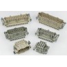 EPIC Heavy Duty Power Connector Insert 16A 600V H-BE Series Female 6 Contacts 10401000