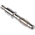 Schutzinger Black Male Banana Plug 4 mm Connector, Plug Termination, 50V, 16A, Nickel Plating 1701122-01/RS
