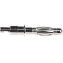 Schutzinger Black Male Banana Plug 4 mm Connector, Plug Termination, 50V, 16A, Nickel Plating 1701122-01/RS
