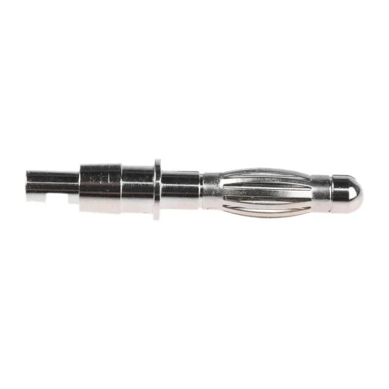 Schutzinger Black Male Banana Plug 4 mm Connector, Plug Termination, 50V, 16A, Nickel Plating 1701122-01/RS