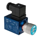 RS PRO Adjustable Pressure Switch NC 5 bar to 100 bar, 1/4 in Port Size, 250 V AC, Oil Media, IP65, Model 296-9995
