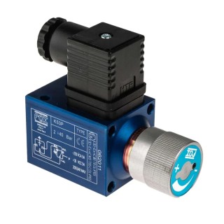 RS PRO Adjustable Pressure Switch 1/4 in Port Size, NC Contact 500mA, 2 to 40 bar, 250V AC, IP65, Italy 296-9989