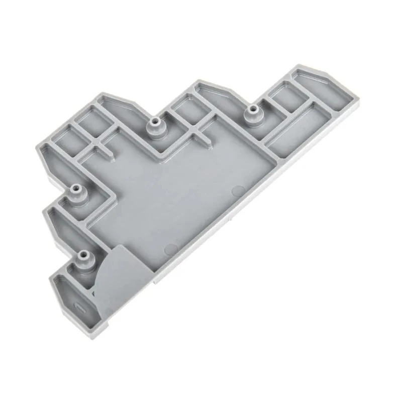 Entrelec FED Series Grey Polyamide End Cover Accessory for DIN Rail Terminal Blocks 1SNA116771R2000