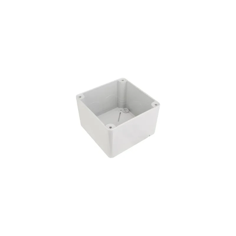 ABB Grey Thermoplastic Junction Box IP65, 100 mm x 100 mm x 80 mm, IK08 Shock Resistant IP65