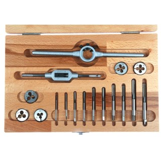 RS PRO 12-Piece HSS Thread Tap & Die Set M2 - M6 Taps M2 - M6 Dies 300-9735