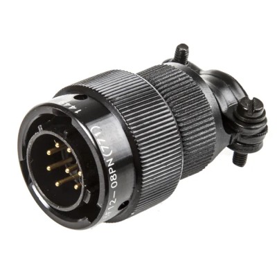 Amphenol Limited MIL Spec Circular Connector Copper Straight 8 Way Cable Male Contacts Shell Size 12 62LC-16F12-08PN(771)