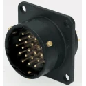 Amphenol Limited Copper Straight 26 Way Panel Mount MIL Spec Circular Connector 700V 7.5A 62LC-12E16-26PN(771)