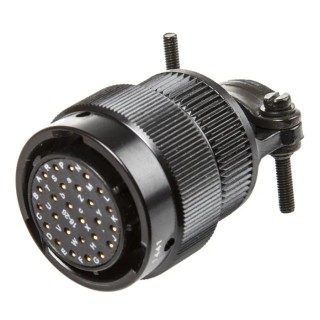 Amphenol Limited MIL Spec Circular Connector Copper Straight 26 Way Cable, Shell Size 16, 700V, 7.5A, 62LC-16F16-26SN(771)