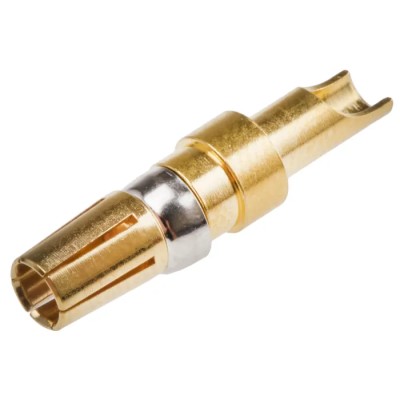 RS PRO Backplane Connector Contact, Straight, RG174A/U RG178B/U Cable, Female Gold Plating, Copper Alloy, 20A 301-6884