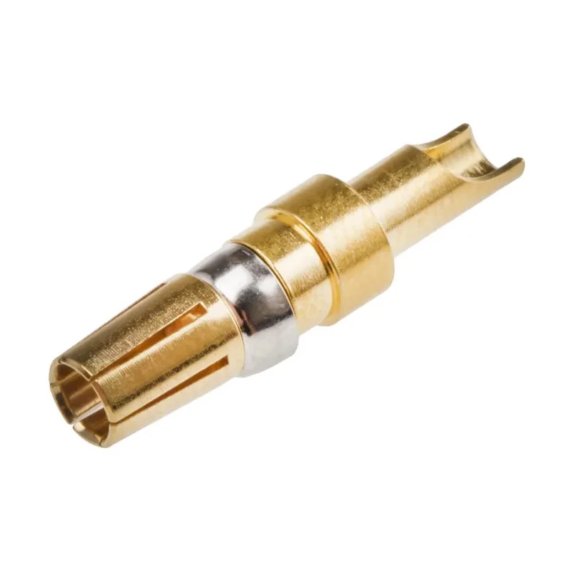 RS PRO Backplane Connector Contact, Straight, RG174A/U RG178B/U Cable, Female Gold Plating, Copper Alloy, 20A 301-6884