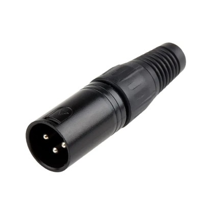 RS PRO Cable XLR Connector, Straight Male, 3 Way, Silver Plating 455-122