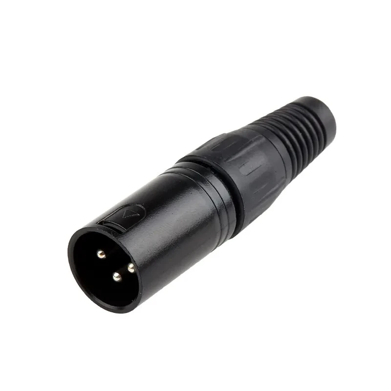 RS PRO Cable XLR Connector, Straight Male, 3 Way, Silver Plating 455-122
