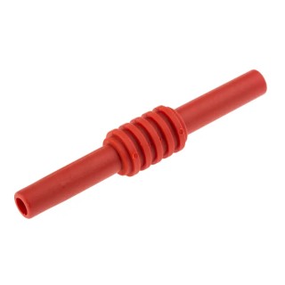 Staubli Red Banana Coupler with Brass Contacts and Nickel Plated 1kV 32A 66.9123-22
