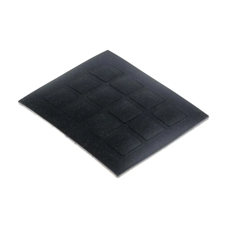 RS PRO Square Polymer Non-Slip Pad 20.5mm Width x 20.5mm Length, 3mm Thickness 302-3107