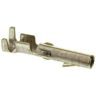 TE Connectivity Commercial MATE-N-LOK Series Female Crimp Terminal 10A, 20-14 AWG, Tin Plated Brass Contacts 60619-1