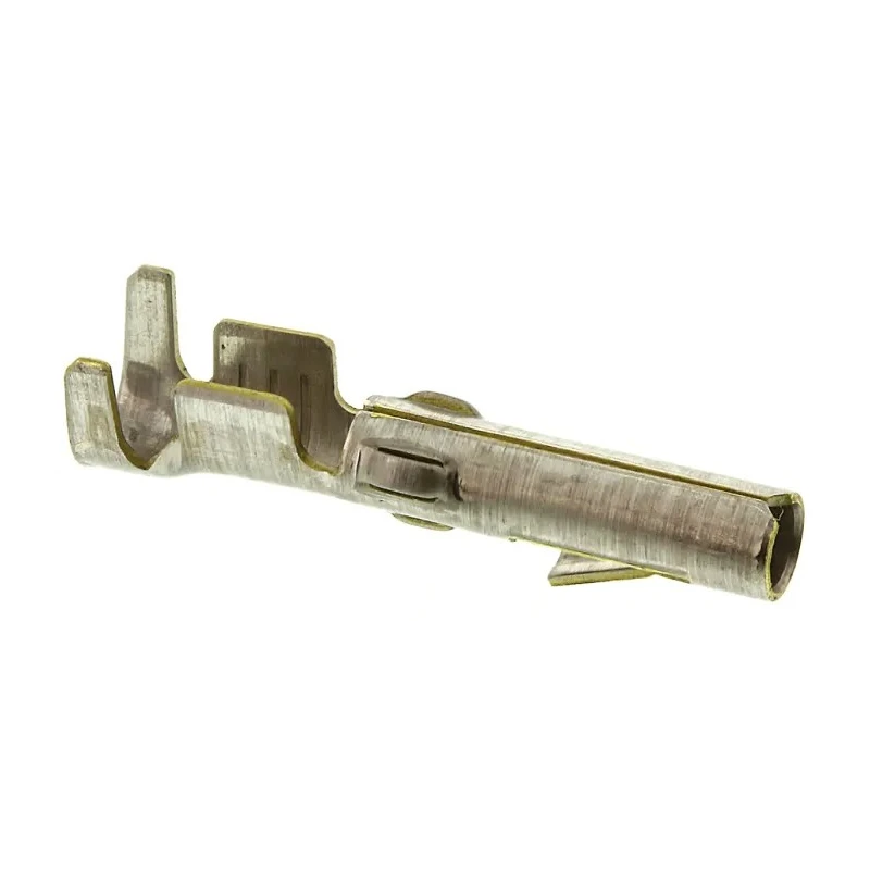 TE Connectivity Commercial MATE-N-LOK Series Female Crimp Terminal 10A, 20-14 AWG, Tin Plated Brass Contacts 60619-1
