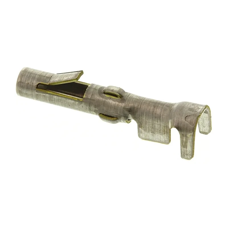 TE Connectivity Commercial MATE-N-LOK Series Female Crimp Terminal 10A, 20-14 AWG, Tin Plated Brass Contacts 60619-1
