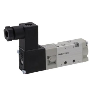 EMERSON ? ASCO EMERSON ASCO Pneumatic Solenoid Valve 5/2 Solenoid Metric Series 519 24V DC Manifold Mount 51900001