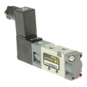 EMERSON ? ASCO EMERSON ASCO Pneumatic Solenoid Valve 5/2 Solenoid Metric Series 519 24V DC Manifold Mount 51900001