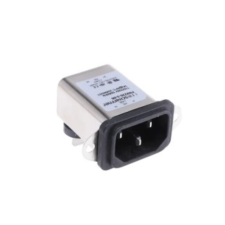 Schaffner 250V AC 3A Panel Mount IEC Filter Male Faston FN9226-3-06