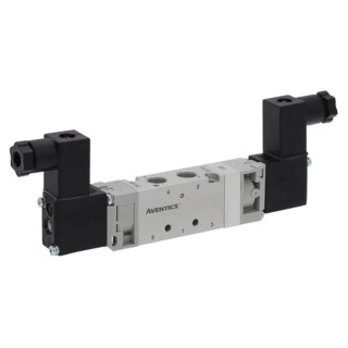 EMERSON ? ASCO EMERSON ASCO Pneumatic Solenoid Valve Pilot G 1/8, 230V AC, 5 Ports, 520 Series 52000012