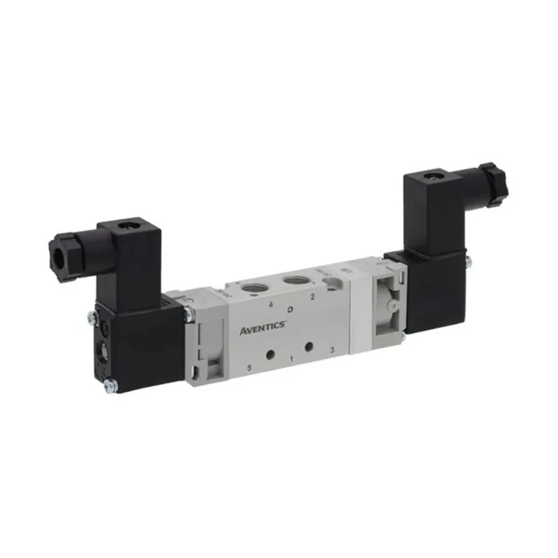 EMERSON ? ASCO EMERSON ASCO Pneumatic Solenoid Valve Pilot G 1/8, 230V AC, 5 Ports, 520 Series 52000012