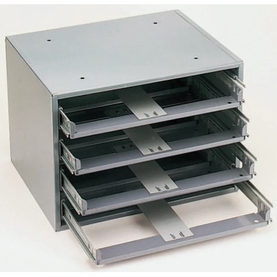 Durham 4 Cell Grey Steel Compartment Box 381 mm x 508 mm x 400 mm 303-4747