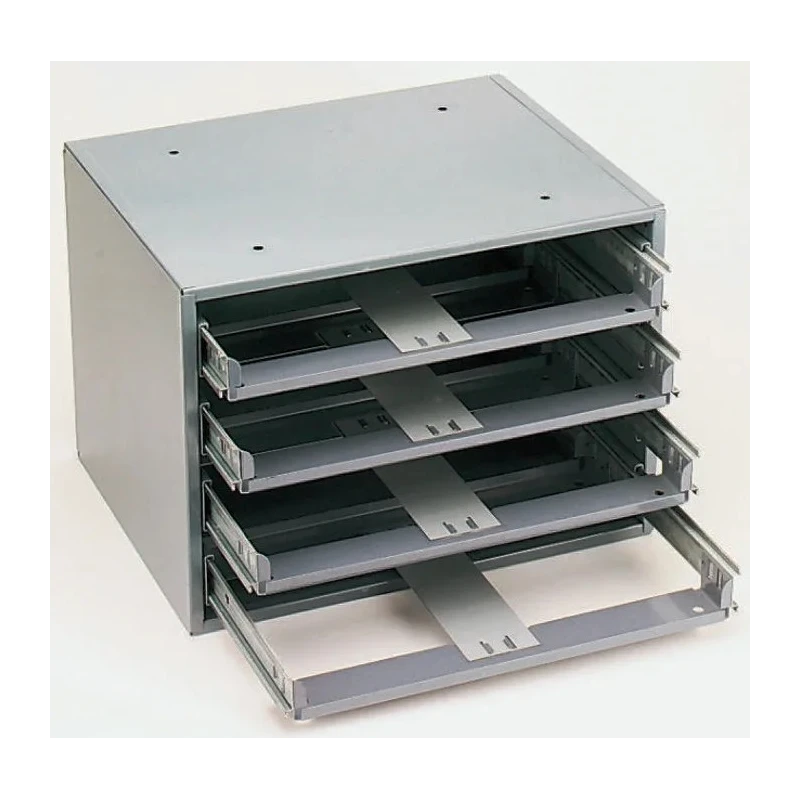 Durham 4 Cell Grey Steel Compartment Box 381 mm x 508 mm x 400 mm 303-4747
