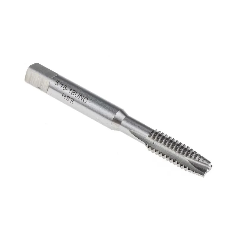 RS PRO Machine Tap, 5/16-18 UNC Thread, UNC Standard, Spiral Point HSS, Blue Stream Tempered Finish, 72mm Length 455-914