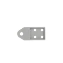 ABB Europa Series Polycarbonate Wall Bracket for Use with Universal 140 mm 12858 M128580000