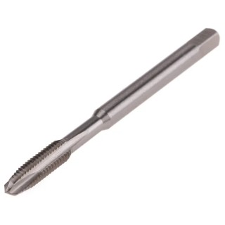 RS PRO Metric Standard M3.5 Thread Spiral Point Machine Tap, HSS Blue Stream Tempered 50mm Overall Length 0.6mm Pitch 455-891