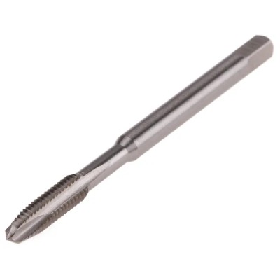 RS PRO Metric Standard M3.5 Thread Spiral Point Machine Tap, HSS Blue Stream Tempered 50mm Overall Length 0.6mm Pitch 455-891